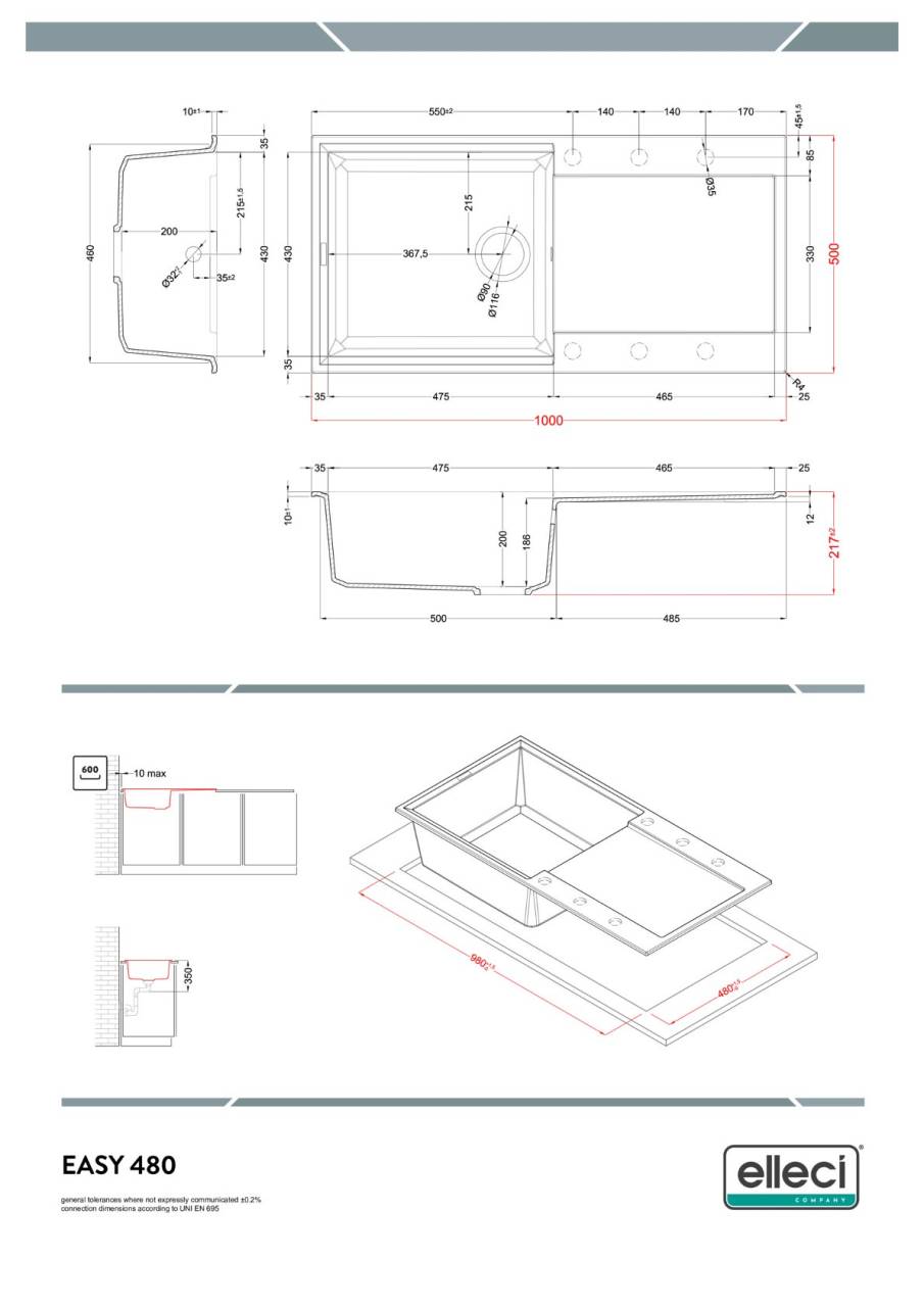 elleci easy 480 g40 mosogatótálca  23999