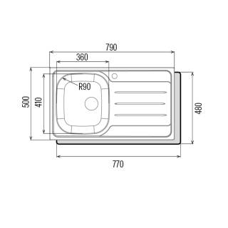 cata 02625016 mosogatótálca
