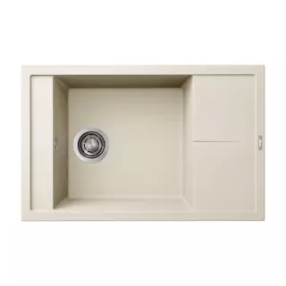 ELLECI- Mosogatótálca Unico 305 78x50 Granitek egymedence + csepptálca G62 Bianco Antico