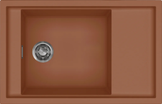 ELLECI- Mosogatótálca Sintesi 305 Keratek K83 Clay inox tartozékokkal
