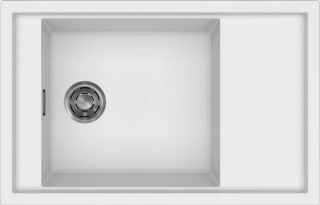 ELLECI- Mosogatótálca Sintesi 305 Keratek K96 White inox tartozékokkal