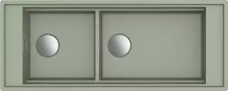 ELLECI - Mosogatótálca Mixology 590 K82 Sage inox tartozékokkal