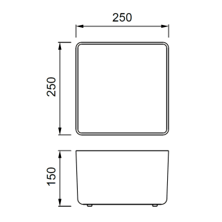 ELLECI - Tárolóedény Mixology mosogatókhoz K83 Clay