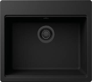 ELLECI - Mosogatótálca Time 105 G40 Nero fekete tartozékokkal