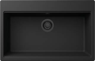 ELLECI - Mosogatótálca Time 130 G40 Nero fekete tartozékokkal