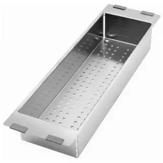 ELLECI - AVI03305  Gyümölcsmosó kosár (Inox) - Kifutó termék!