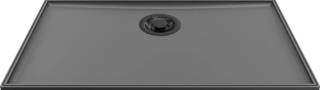 ELLECI - Mosogatótálca medencefenék Essenza 70 K99 Concrete fekete tartozékokkal