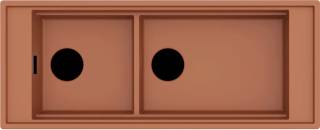 ELLECI - Mosogatótálca Mixology 590 K83 Clay fekete tartozékokkal