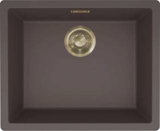 ELLECI - Mosogatótálca Zen-F 105 K87 Cocoa arany tartozékokkal