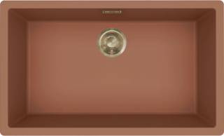 ELLECI - Mosogatótálca Zen-F 130 K83 Clay arany tartozékokkal