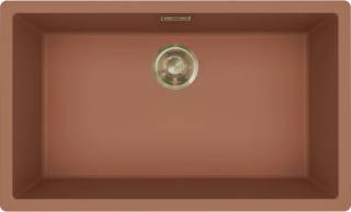 ELLECI - Mosogatótálca Zen 130 K83 Clay arany tartozékokkal