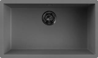 ELLECI - Mosogatótálca Zen-F 130 K99 Concrete fekete tartozékokkal