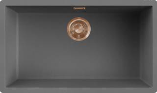 ELLECI - Mosogatótálca Zen-F 130 K99 Concrete bronz tartozékokkal