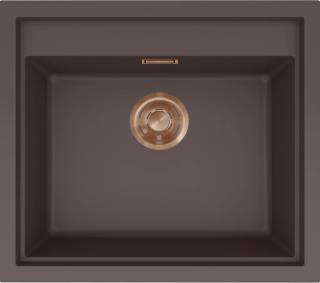 ELLECI - Mosogatótálca Sintesi 105 Keratek K87 Cocoa bronz tartozékokkal
