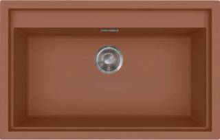 ELLECI - Mosogatótálca Sintesi 130 Keratek K83 Cavern Clay inox tartozékokkal