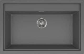 ELLECI - Mosogatótálca Sintesi 130 Keratek K99 Dark Grey inox tartozékokka