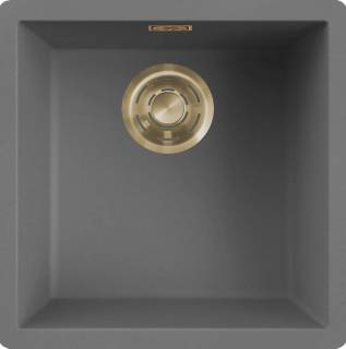 ELLECI - Mosogatótálca Zen-F 102 K99 Concrete arany tartozékokkal