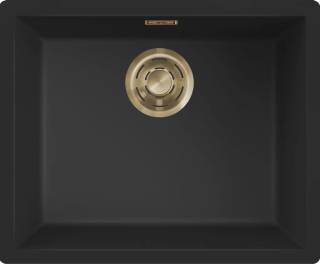 ELLECI - Mosogatótálca Zen 105 K86 Black arany tartozékokkal