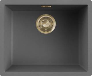 ELLECI - Mosogatótálca Zen 105 K99 Concrete arany tartozékokkal