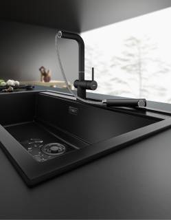 elleci stream plus csaptelep matt fekete csaptelep