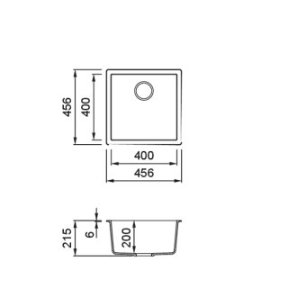 ELLECI- Mosogatótálca Zen 102 Keratek K87 Cocoa arany tartozékokkal