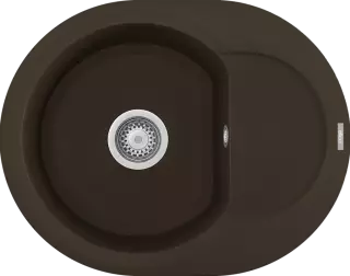 ELLECI - Mosogatótálca Easy ROUND 600 G78 Espresso