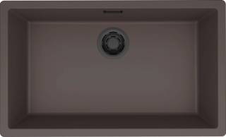 ELLECI - Mosogatótálca Zen-F 130 K87 Cocoa fekete tartozékokkal