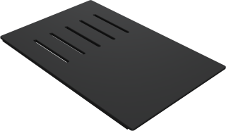 ELLECI- Vágódeszka HPL 418 vágódeszka 280x418x8mm Zen, ZEN-F mosogatóhoz fekete 
