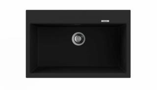 NODOR - Mosogatótálca NorGranite 78.50 1B BK fekete