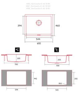 nodor 4086 mosogatótálca
