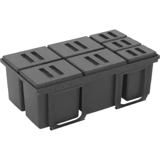 EKOTECH - Beépíthető hulladékgyűjtő JAZZ 90 4x15 liter+3x7 liter ÚJ 2026