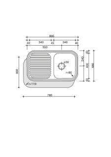 cata 02605110 mosogatótálca