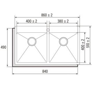 cata cbs-2 40-40 r10 mosogatótálca 
