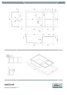 elleci unico 410 automata g40 mosogatótálca 