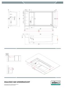 elleci dialogo 360 workstation k82 keratek mosogatótálca 