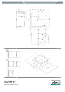 elleci quadra 102 automata k86 keratek mosogatótálca 