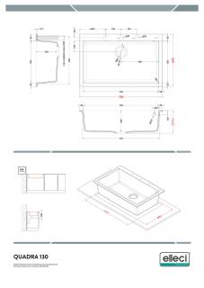 elleci quadra 130 automata k86 keratek mosogatótálca 