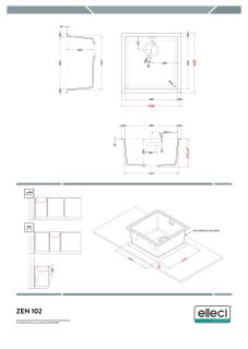 elleci zen 102 limited edition k86 keratek mosogatótálca 