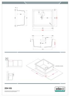 elleci zen 105 limited edition k83 keratek mosogatótálca 