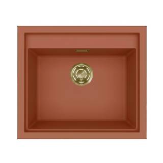 ELLECI - Mosogatótálca Sintesi 105 K83 Clay arany tartozékokkal