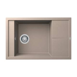 ELLECI - Mosogatótálca Unico 305 78x50 Granitek egymedence + csepptálca G43 Tortora