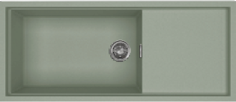 ELLECI - Mosogatótálca Sintesi 510 K82 Sage Green inox tartozékokkal