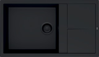 ELLECI - Mosogatótálca Unico 410 K86 Black fekete tartozékokkal